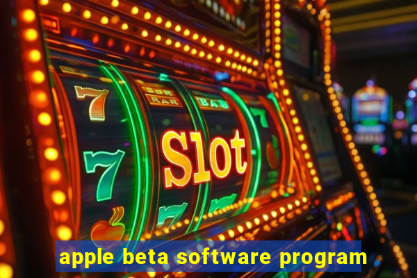 apple beta software program